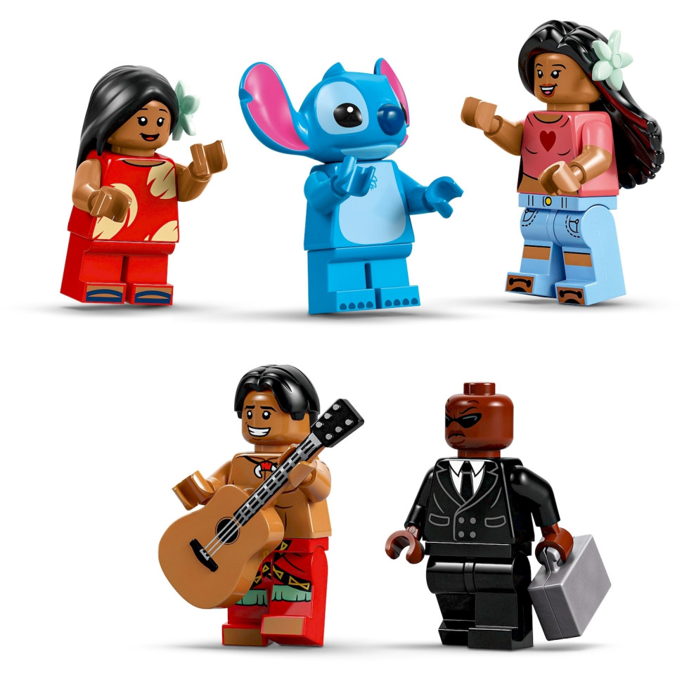 Конструктор LEGO Disney Classic Пляжний будинок Ліло і Стіч 43268, 834 деталі