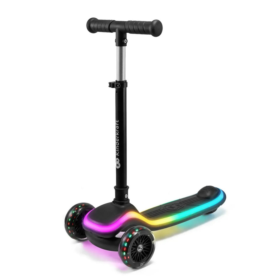 Самокат трехколесный Raket Kinderkraft KRRAKE00BLK0000 Black