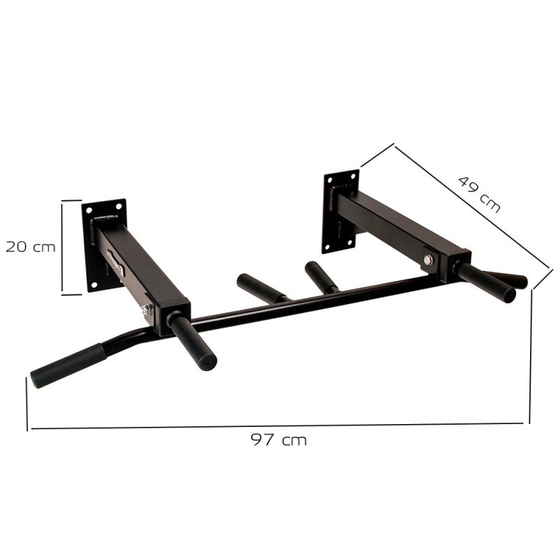 Турник настенный LCR1103 inSPORTline 5494-ISL, до 120 кг