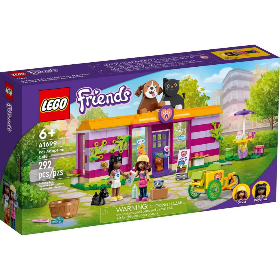 Конструктор LEGO Friends Кафе та притулок для тварин 41699