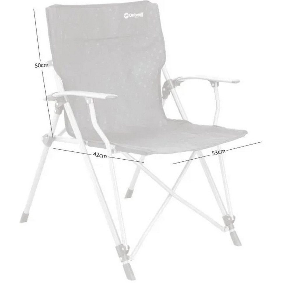 Стул раскладной Goya Outwell 931561 Black, размер 68х63х90 см