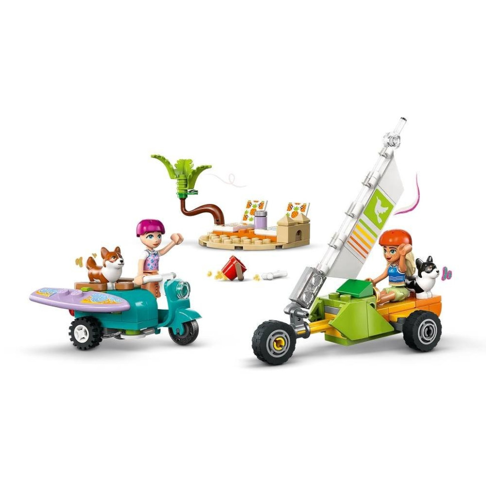 Конструктор Собачьи приключения на серфе и скутере LEGO 42641, 113 деталей