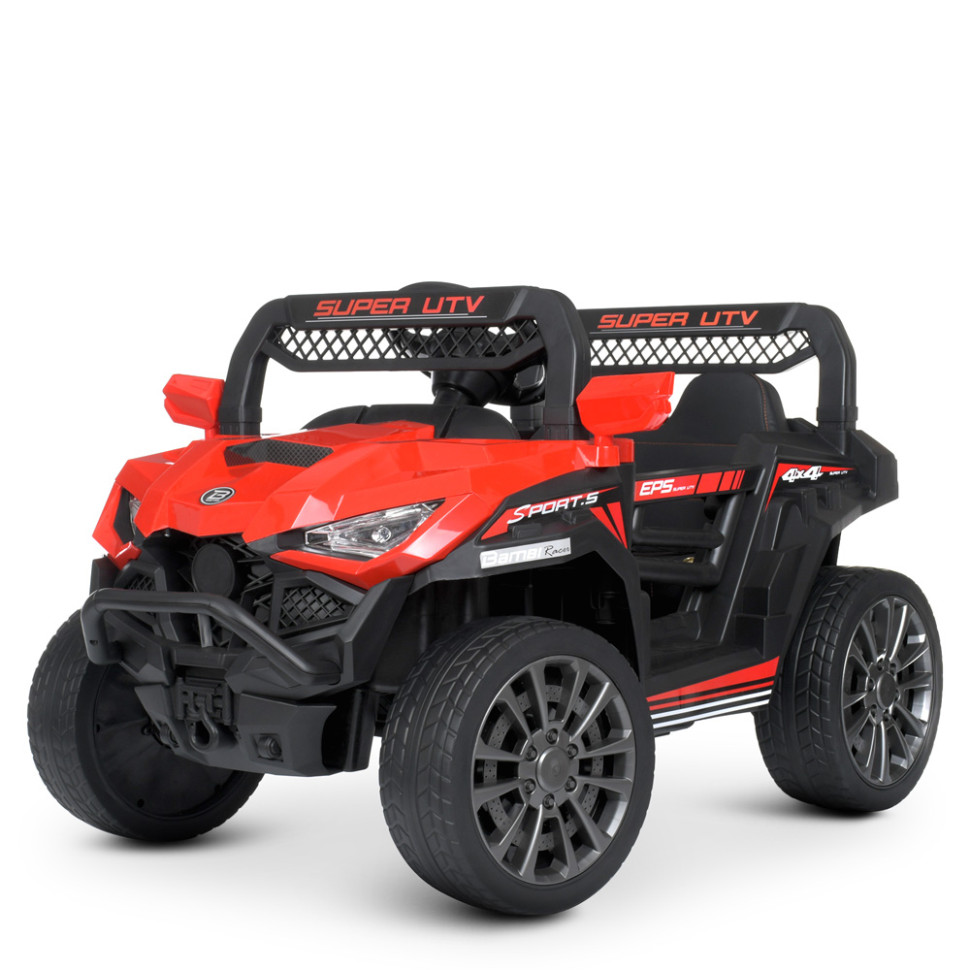 Дитячий електромобіль Джип Bambi Racer M 4822EBLR-3 червоний по цене 6 863 грн.