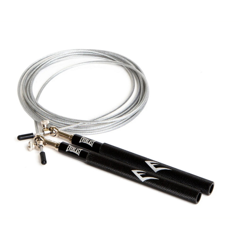 Скакалка ALUMINUM SPEED ROPE Everlast 883390-70-8 черный 274 см