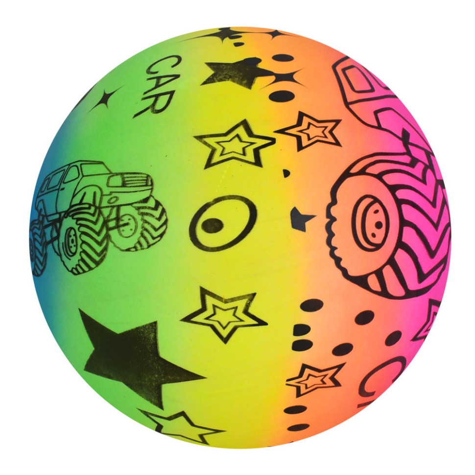 М'яч дитячий Bambi MS 4850-2 з малюнком, гума, 9 дюймів, 57-60 грам