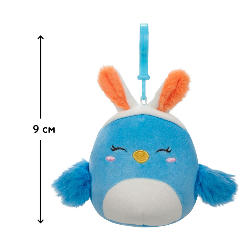 М'яка іграшка Пташка Бебе Squishmallows SQCP00183 на кліпсі 9 см
