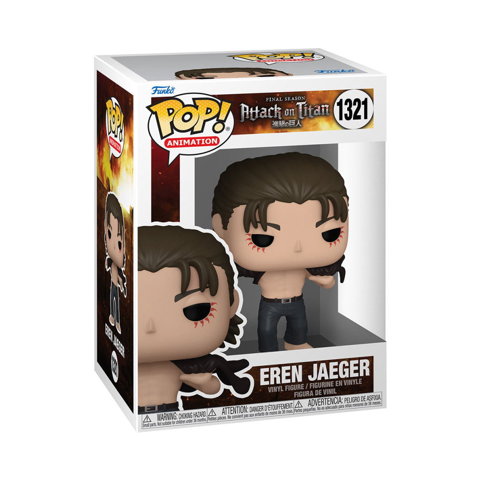 Ігрова фігурка Funko POP! Ерен Йегер 67926 в японському аніме-стилі «тібі»