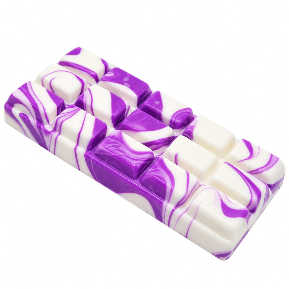 Дитячий сквіш-антистрес Шоколад мармуровий Bambi SQCHOKO-113-Violet розмір 15,7х7х1,7 см