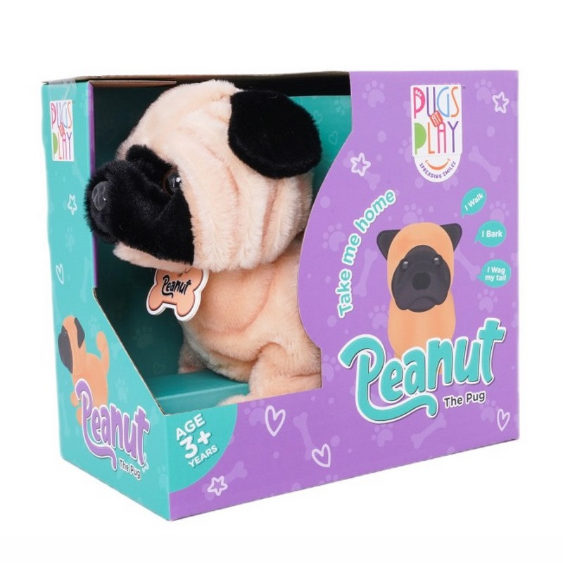 Інтерактивна Іграшка Мопс «PEANUT» Pugs at Play ST-PAP28