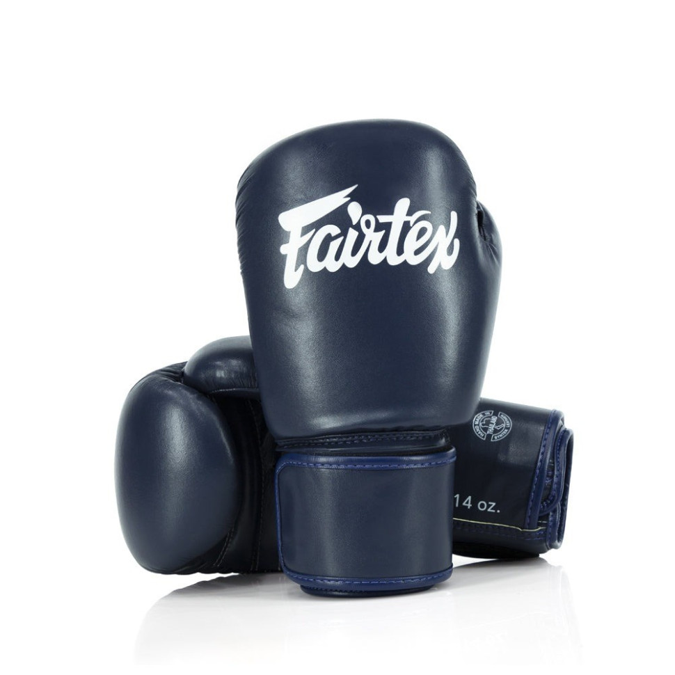 Боксерські рукавиці BGV27 Fairtex BGV27_16oz_Blue 16 унцій (бинти в комплекті)