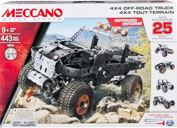 Конструктор 25 моделей авто Meccano Spin Master 6028599