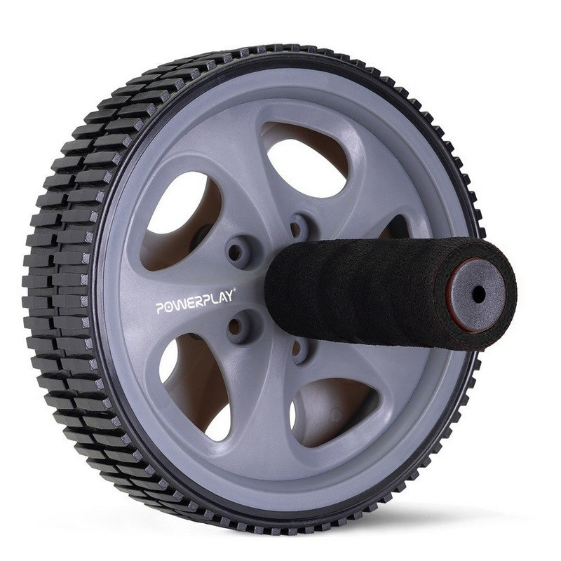 Колесо для преса PP-4345 Exercise Wheel PowerPlay PP_4345 Сіре