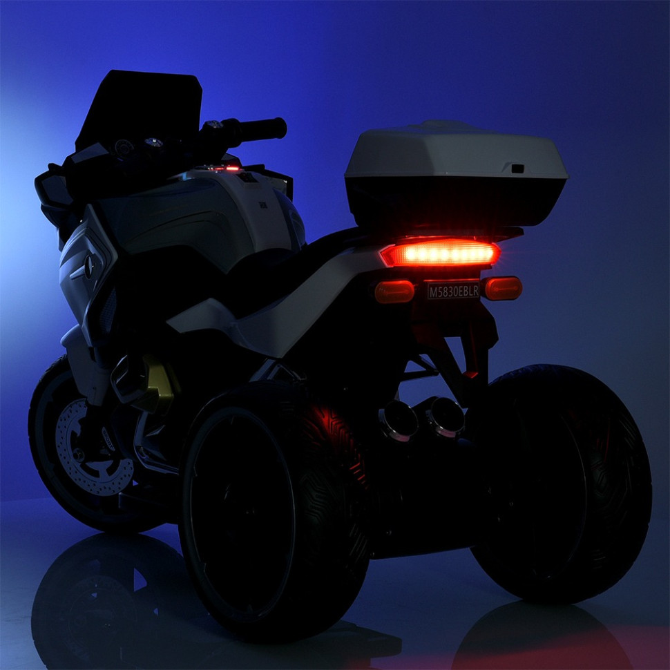 Дитячий електромобіль Мотоцикл Bambi Racer M 5830EBLR-1 до 30 кг