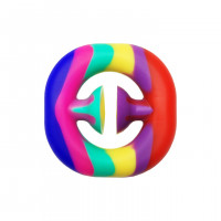 Игрушка-антистресс снаперс POP-IT (Поп Ит) "Эспандер" PPT-Ex (Multicolor) Разноцветный