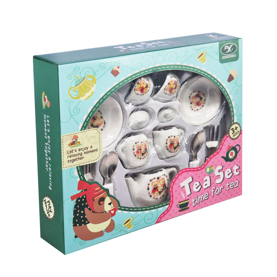 Детский набор посуды Tea set Bambi 868-E6-3 фарфор, 17 предметов