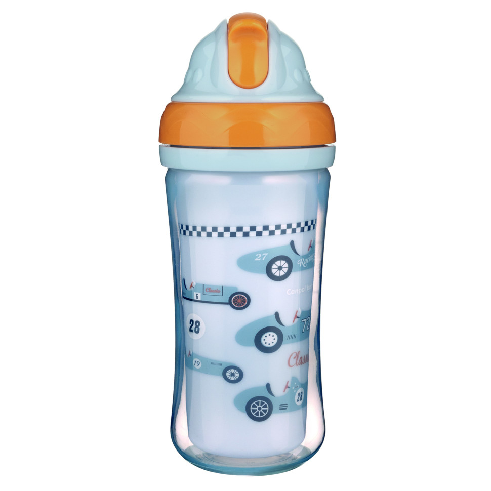 Бутылочка с силиконовой трубочкой Canpol babies 74/053 двойная стенка, 260 мл