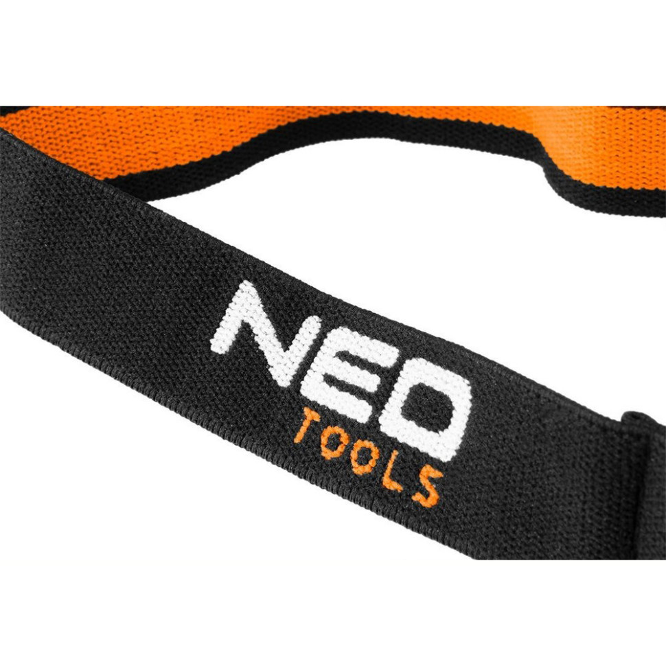 Ліхтар налобний акумуляторний Neo Tools 99-069 чорний 180 люмен
