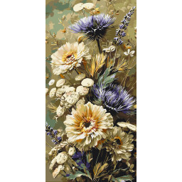 Картина по номерам "Полевой букет" Origami LW5195, 40х80 см