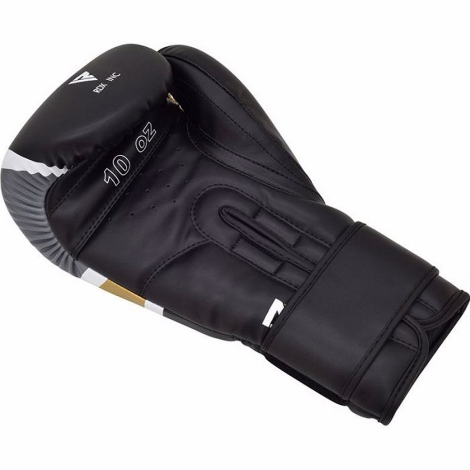 Боксерські рукавиці F7 Ego RDX Inc Limited BGR-F7BGL-8oz, Black Golden 8 унцій (капа в комплекті)