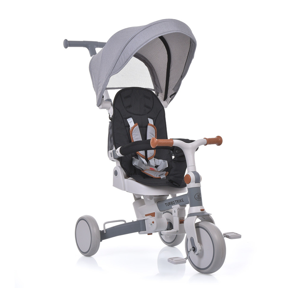 Триколісний велосипед дитячий Turbotrike MT 1036-W grey, до 30 кг