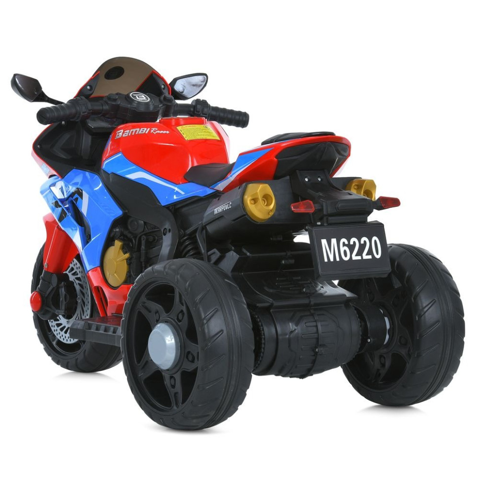 Дитячий електромобіль Мотоцикл Bambi Racer M 6220ELR-3-4 до 25 кг