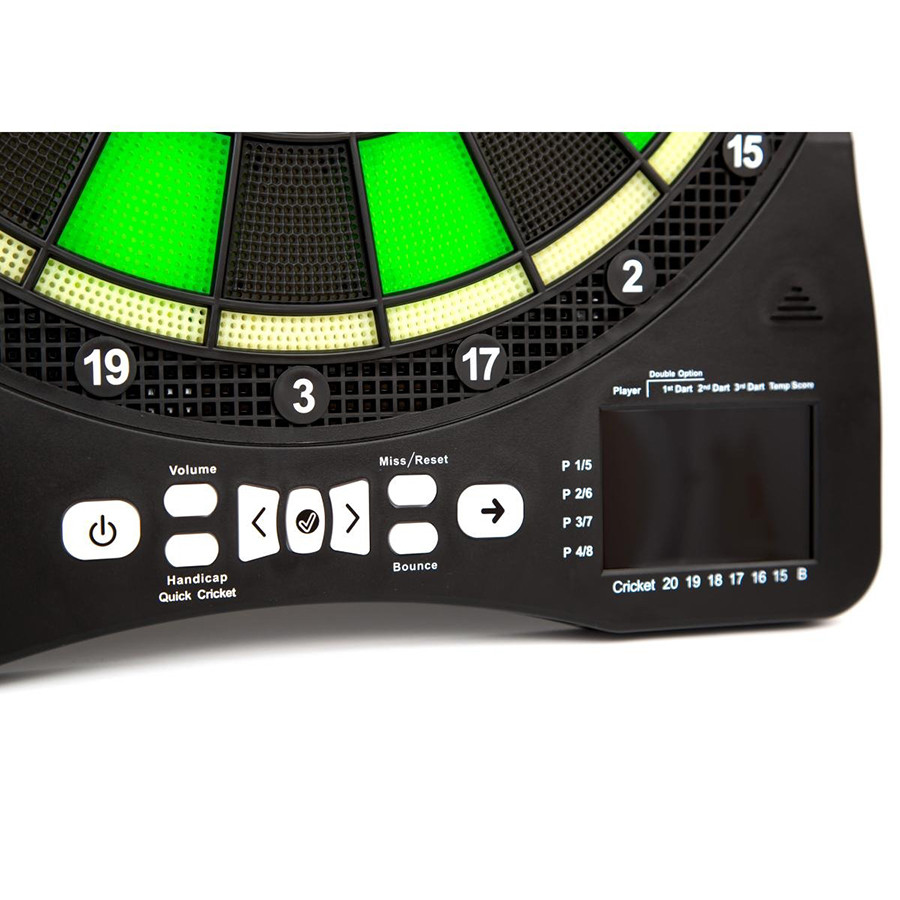 Дартс електронний Lighting Shocker Winmax 3382TT, зелений 39.5 x 2.5 x 45 см