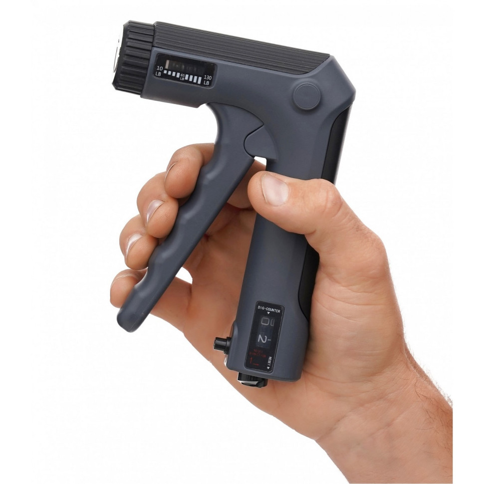 Эспандер кистевой с регулируемой нагрузкой и счетчиком Cornix XR-0278 Black 5-60 кг