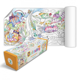 Розмальовка "Динозаври" DoDo Toys 300328, 70х16 см
