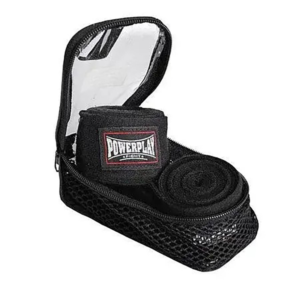 Бинты для бокса PowerPlay PP_3046_4,5m_Black, Чорні (4,5 м)