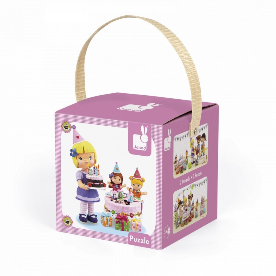 Набор из 2 пазлов Janod Праздник Джульеты J02768