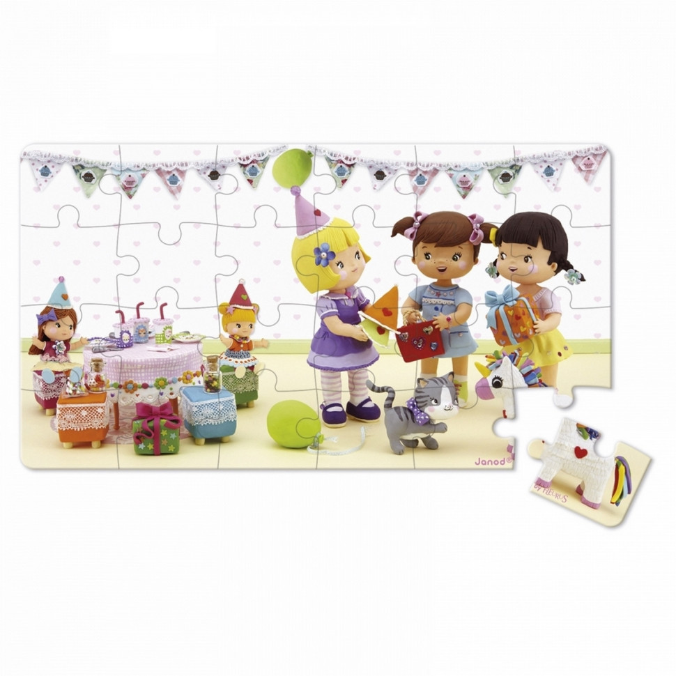 Набор из 2 пазлов Janod Праздник Джульеты J02768