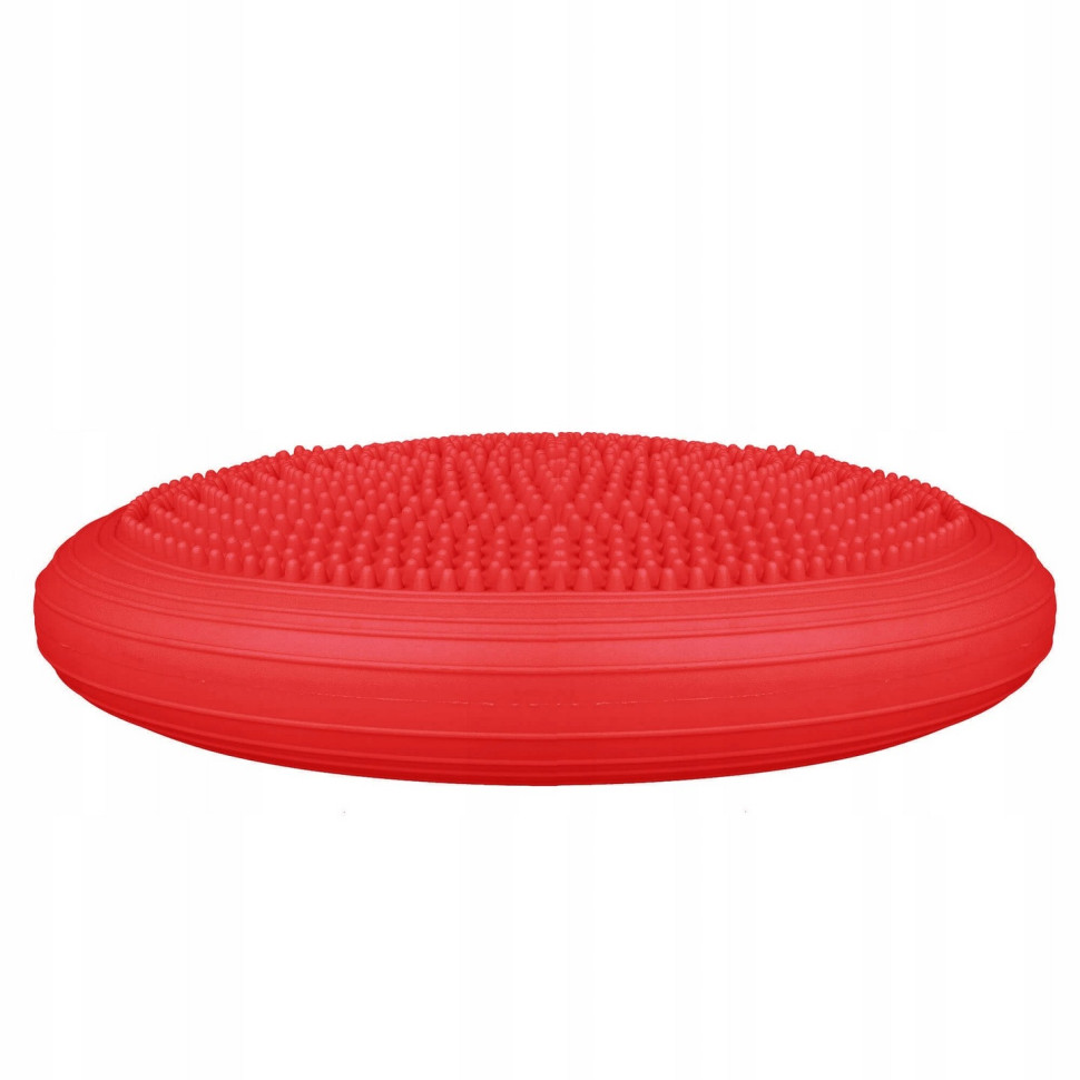 Балансировочная подушка массажная PRO Springos FA0085 Red, сенсомоторная