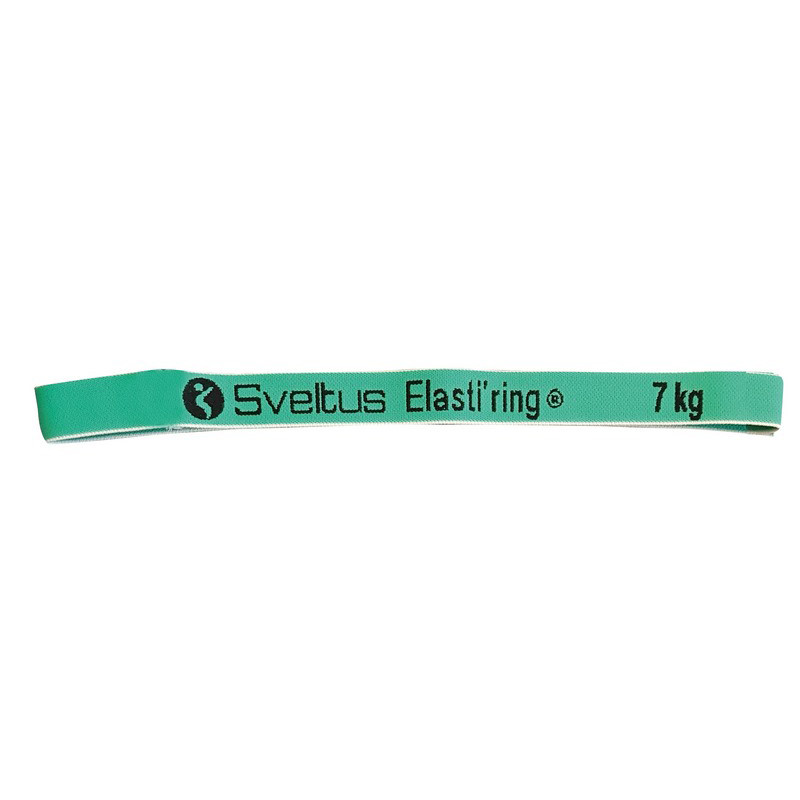 Резинка для фитнеса тканевая Elasti'ring Sveltus SLTS-0153 Зеленая 7 кг 