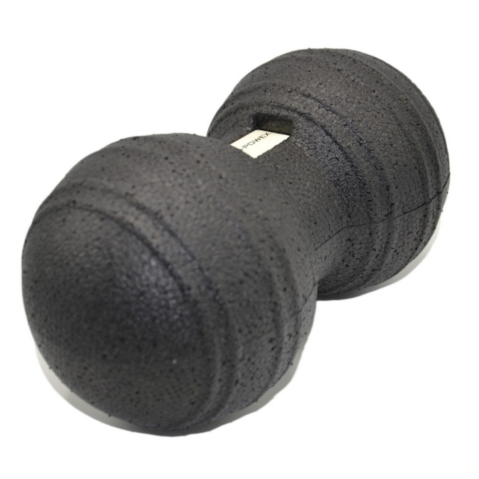 Масажний м'яч подвійний Epp foam peanut ball U-POWEX UP_1004_Ball_D12*24cm, Black