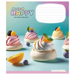 Тетрадь ученическая "Cute things" Школярик 024-3359L-2 в линию, 24 листов