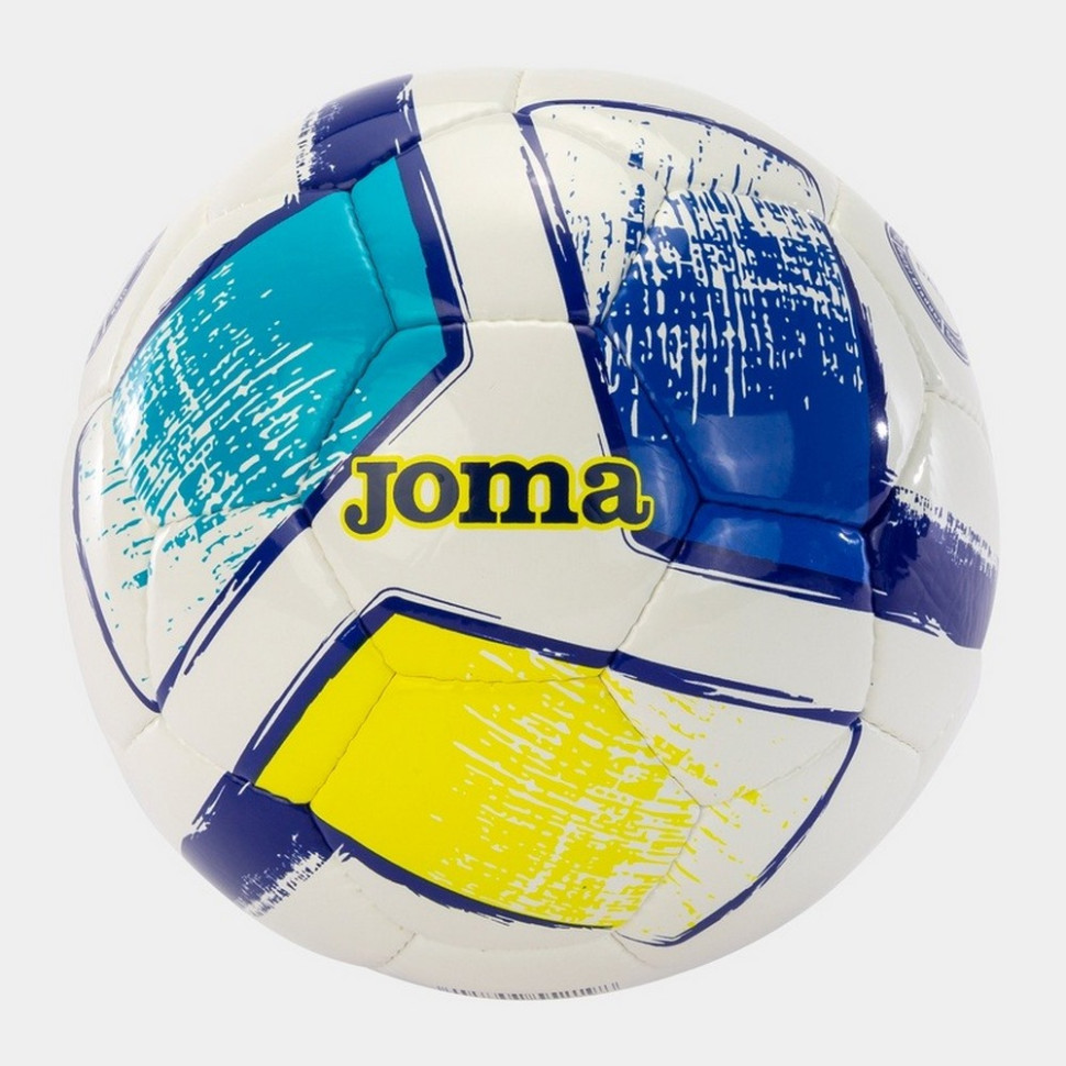 М'яч футбольний DALI II Joma 400649.216-5 білий, синій, жовтий № 5