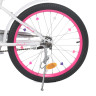 Велосипед дитячий PROF1 Y2094 20 дюймів, біло-малиновий 