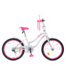 Велосипед дитячий PROF1 Y2094 20 дюймів, біло-малиновий 