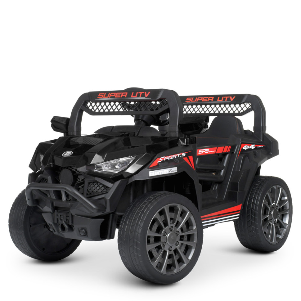 Дитячий електромобіль Джип Bambi Racer M 4822EBLR-2 чорний по цене 6 863 грн.