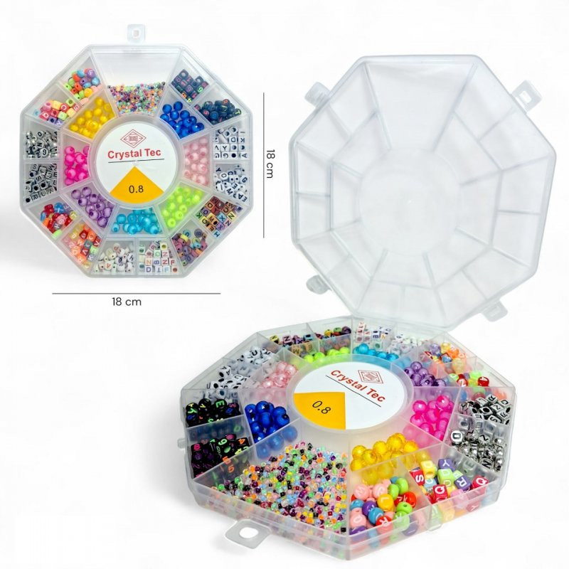 Набор бисера для создания украшений Bambi 035-79 леска в комплекте