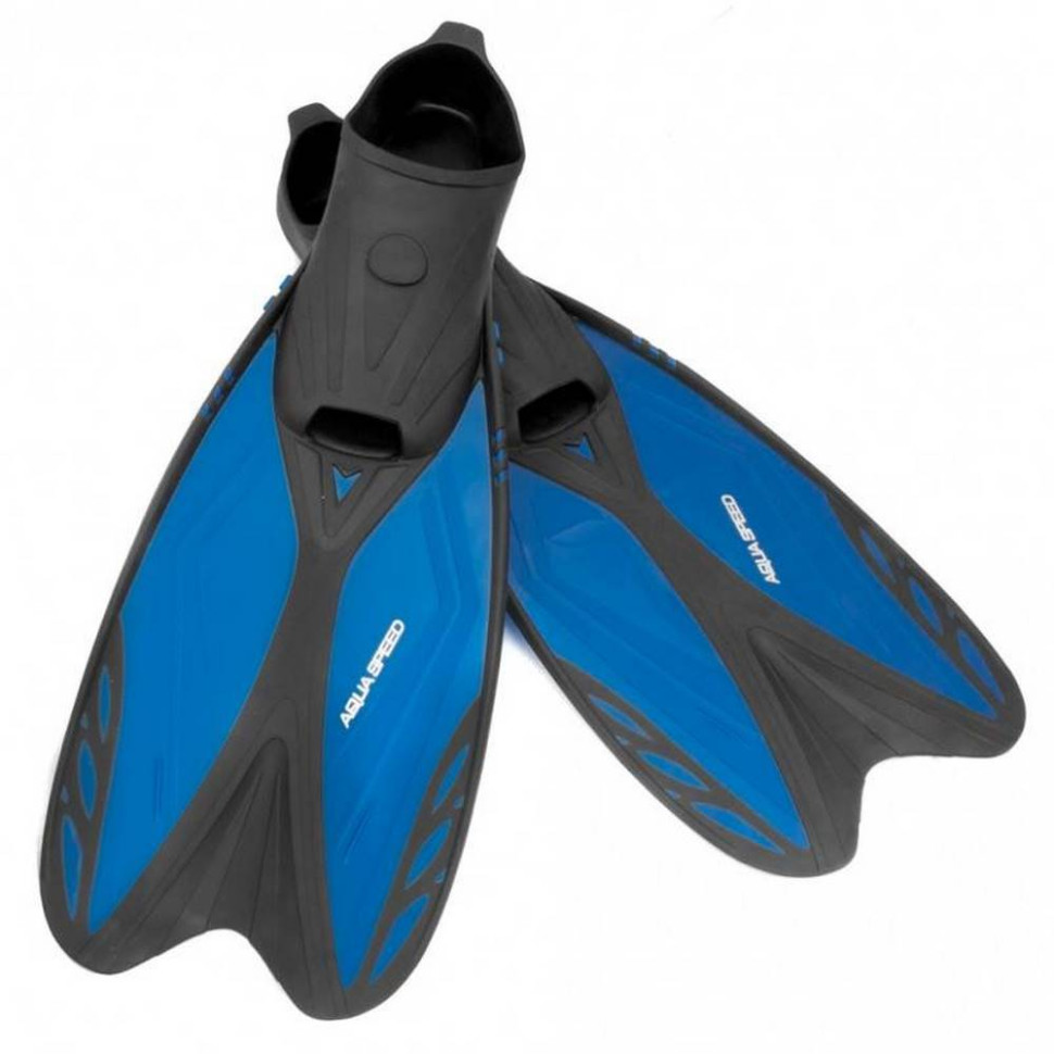 Ласты детские VAPOR Aqua Speed 724-11-30-32 черный, синий, размер 30-32
