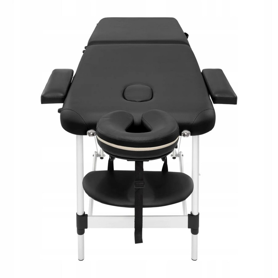 Массажный стол складной Massage Table Alu W60 4FIZJO TABLEW60BLACK, Black
