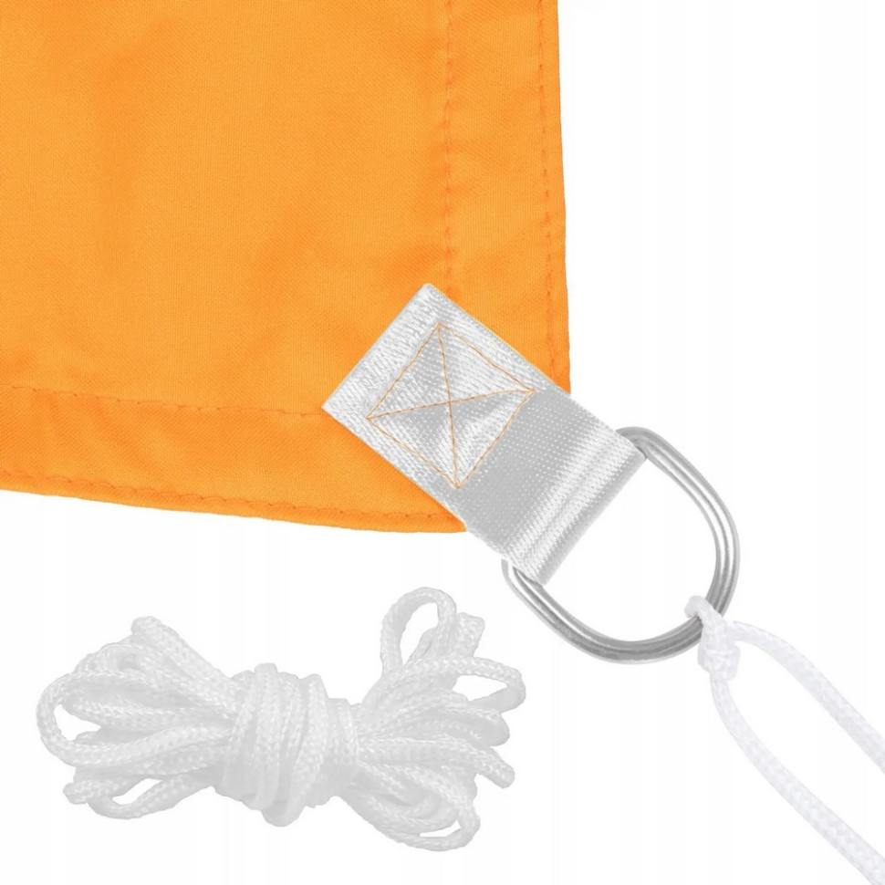 Тент-парус теневой для дома, сада и туризма Springos SN1031, 3 x 3 м, Orange