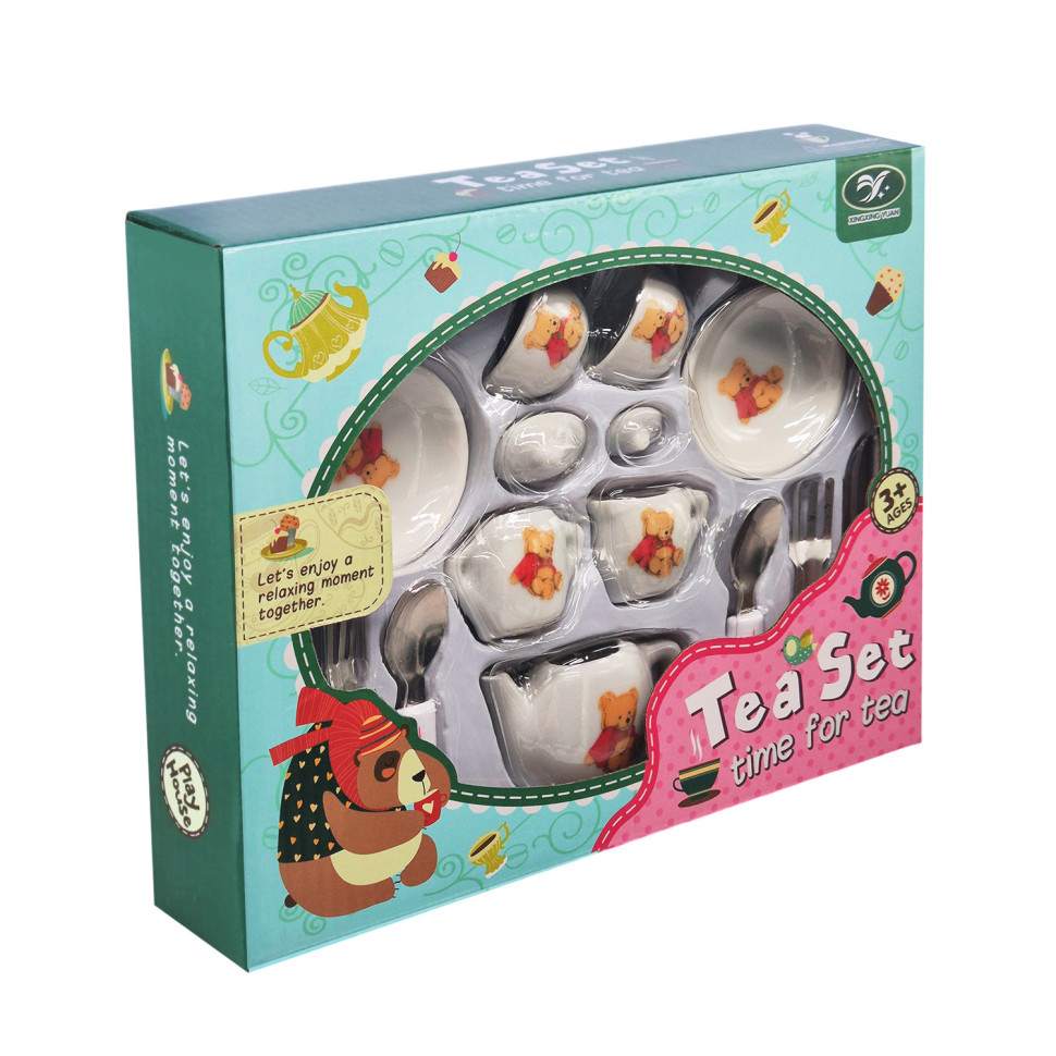 Детский набор посуды Tea set Bambi 868-E6-4 фарфор, 17 предметов