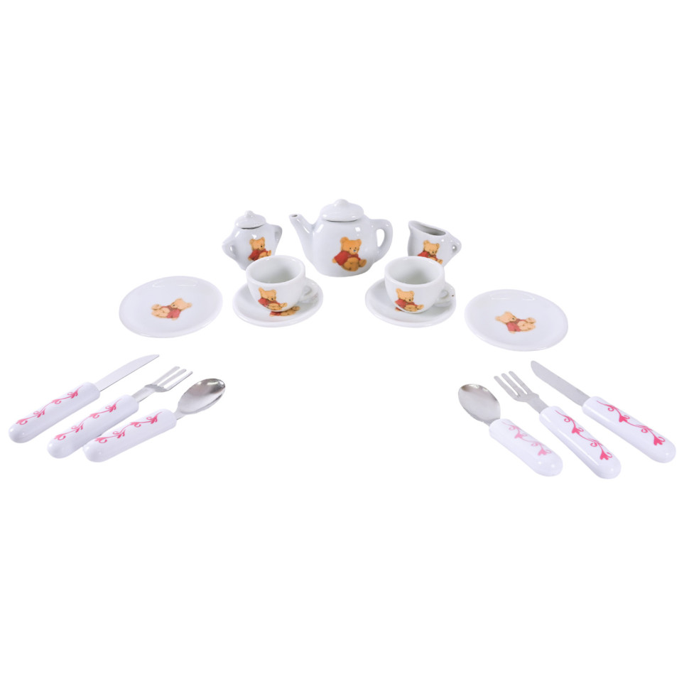 Детский набор посуды Tea set Bambi 868-E6-4 фарфор, 17 предметов
