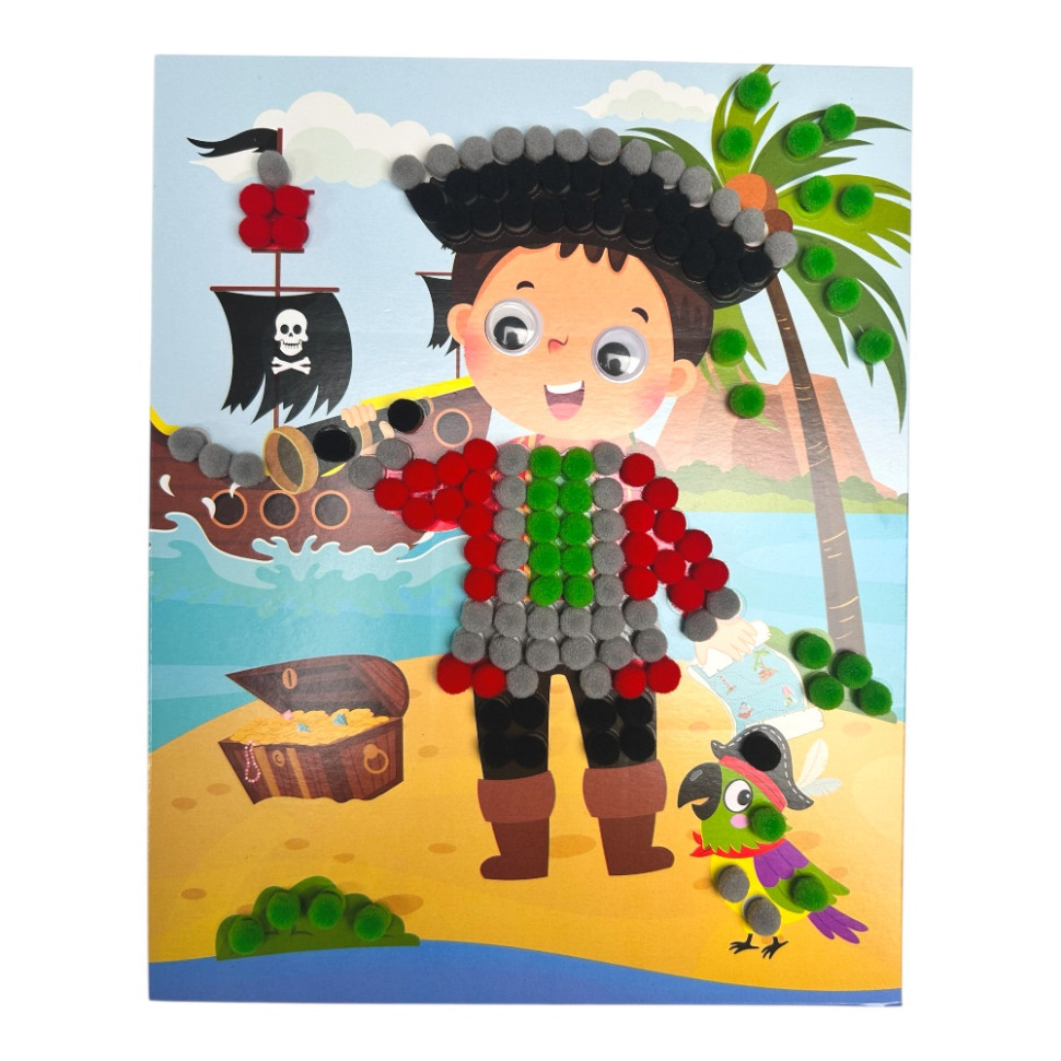 Набір для творчості мозаїка із помпонів