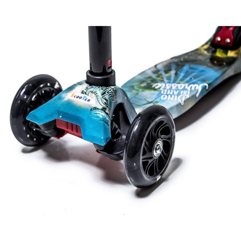Дитячий самокат триколісний MAXI Jurassic park Bambi 1127897041