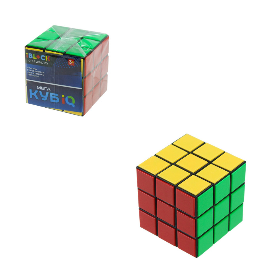 Головоломка Кубик Рубика Bambi PL-0610-01, 3 x 3 без наклеек