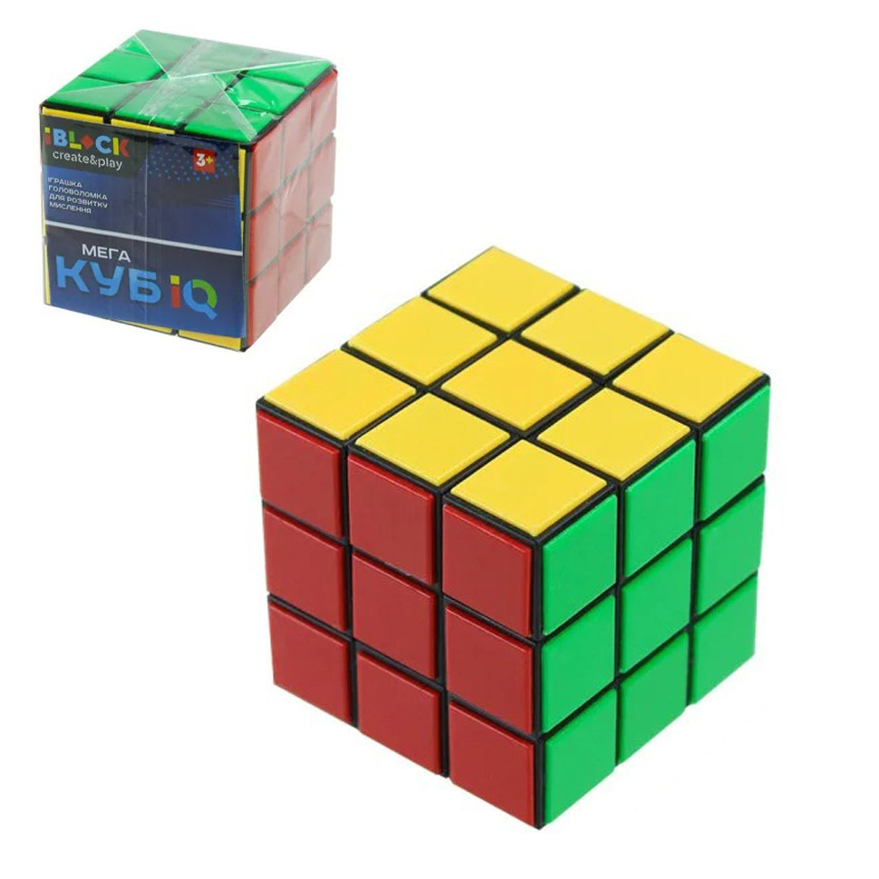 Головоломка Кубик Рубіка Bambi PL-0610-01, 3 x 3 без наклейок
