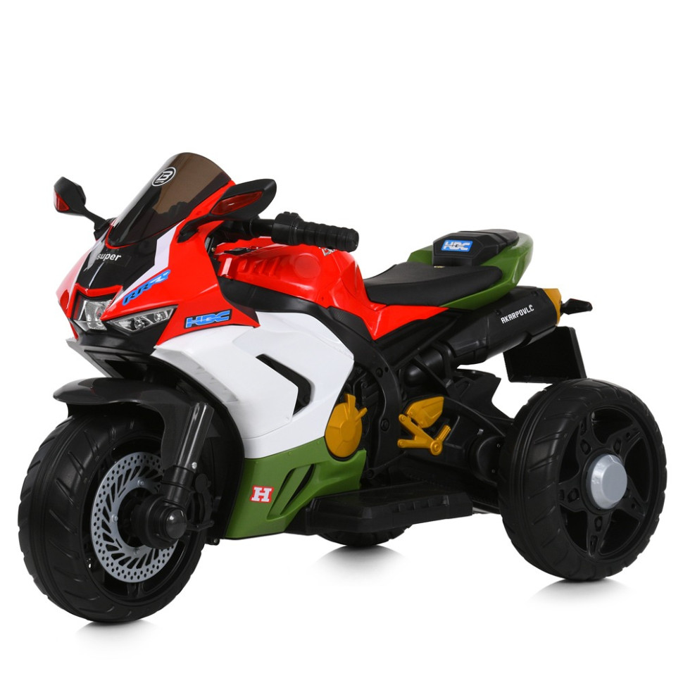 Дитячий електромобіль Мотоцикл Bambi Racer M 6220ELR-3-5 до 25 кг